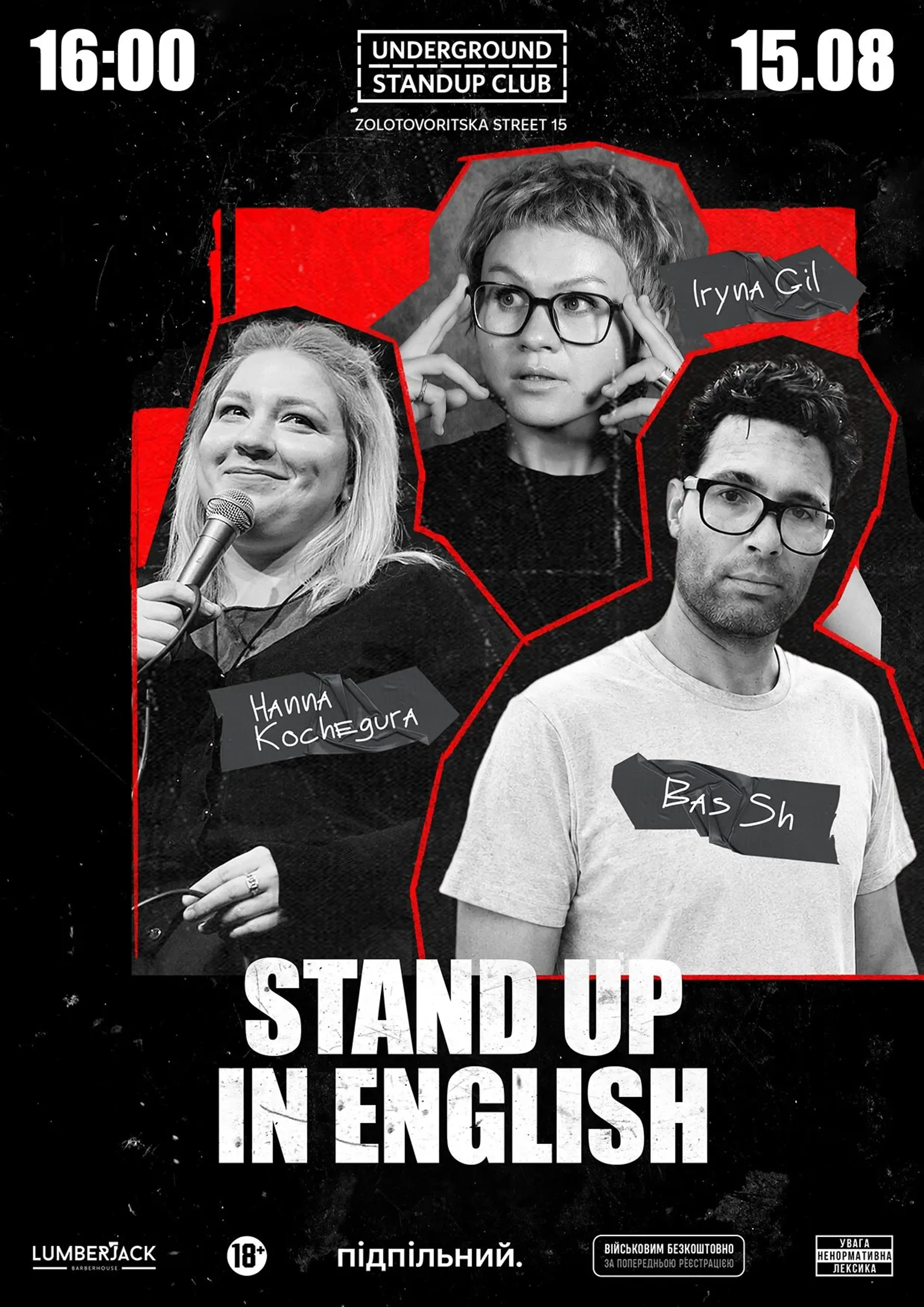 Stand up in English