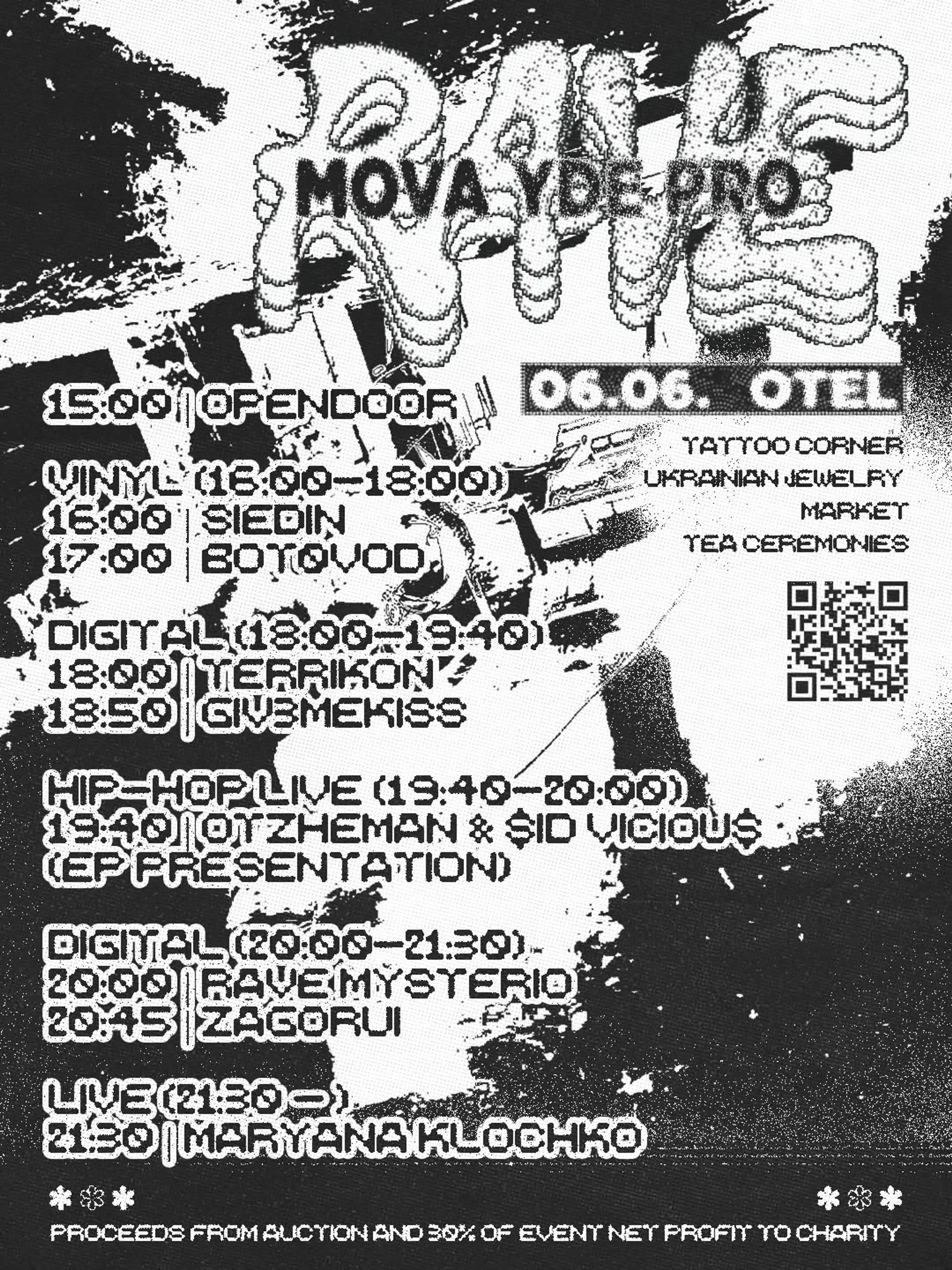 TIMINGS OF THE MOVA YDE PRO RAVE 06.06.