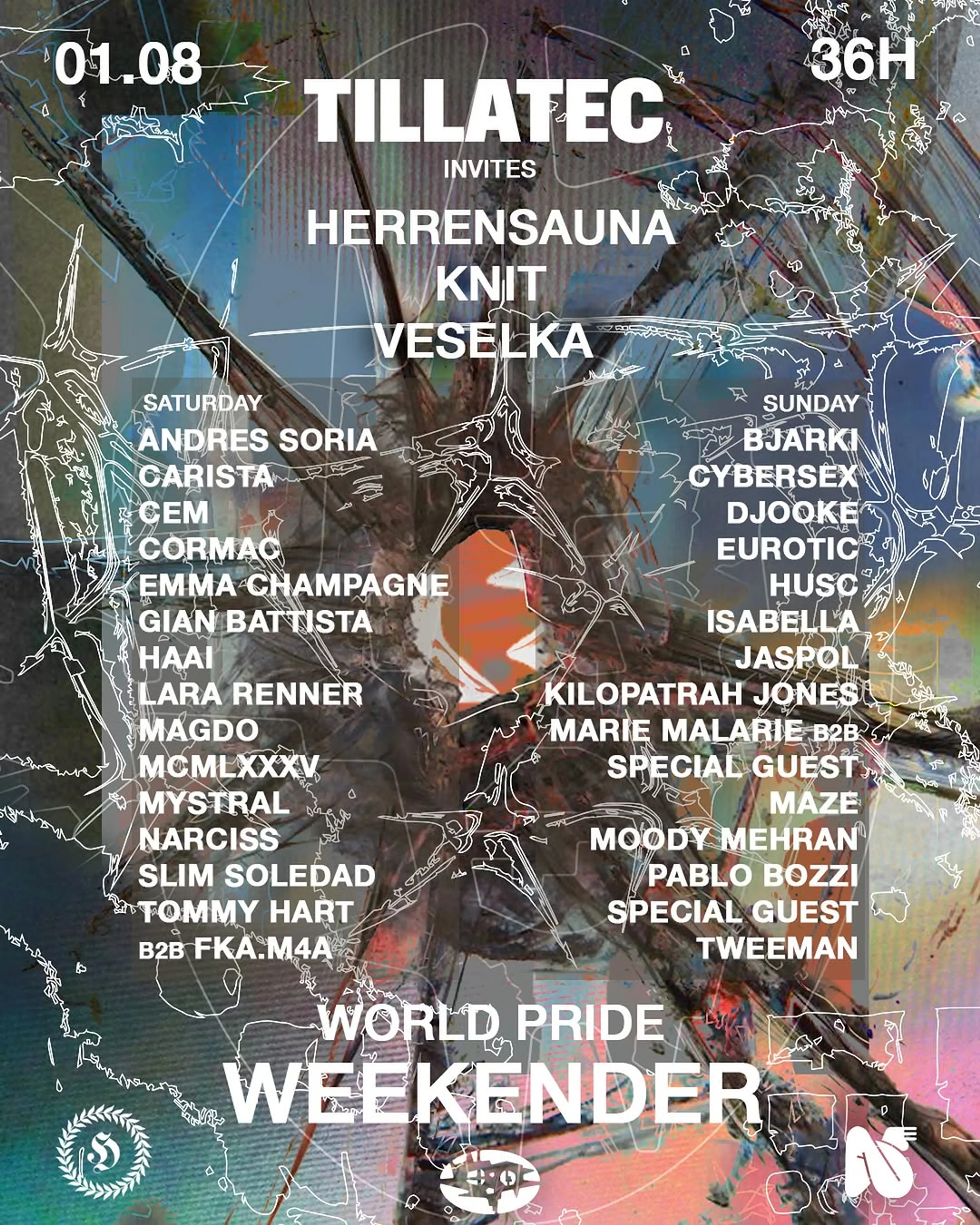 Well well well.. the lineup for our World Pride Weekender is here. And girl.. it’s gonna get hot! 🥵